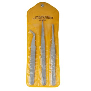 3 IN 1 TWEEZERS (TS-9803 Stainless Tweezers)